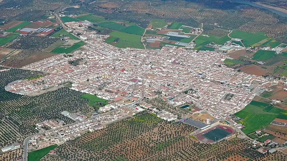 Marmolejo, en la vega del Guadalquivir