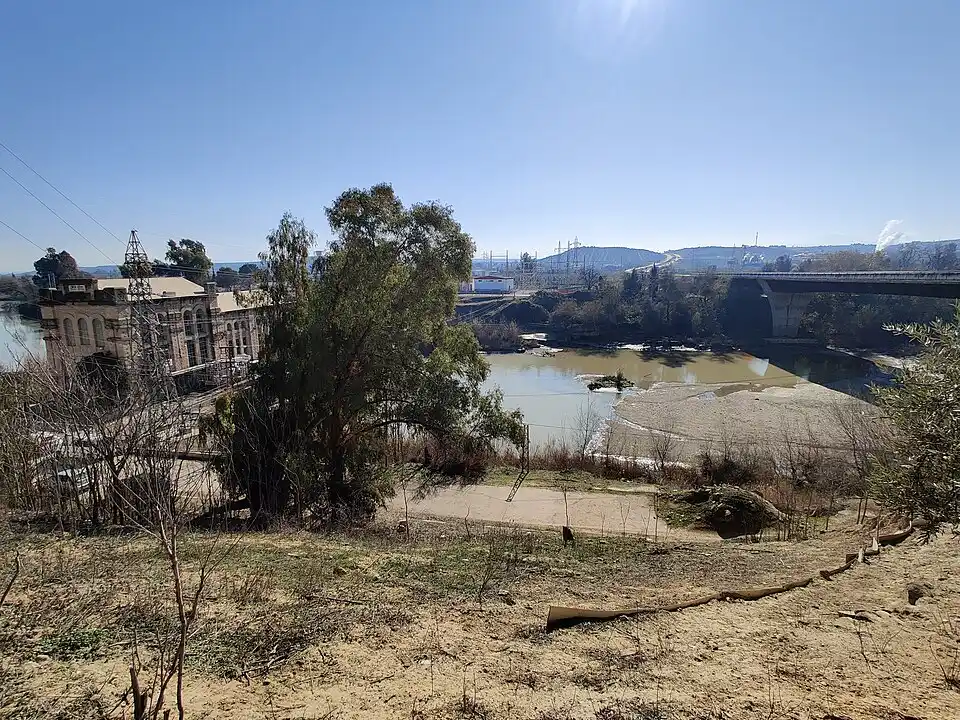 Presa de Mengíbar, sobre el Guadalquivir